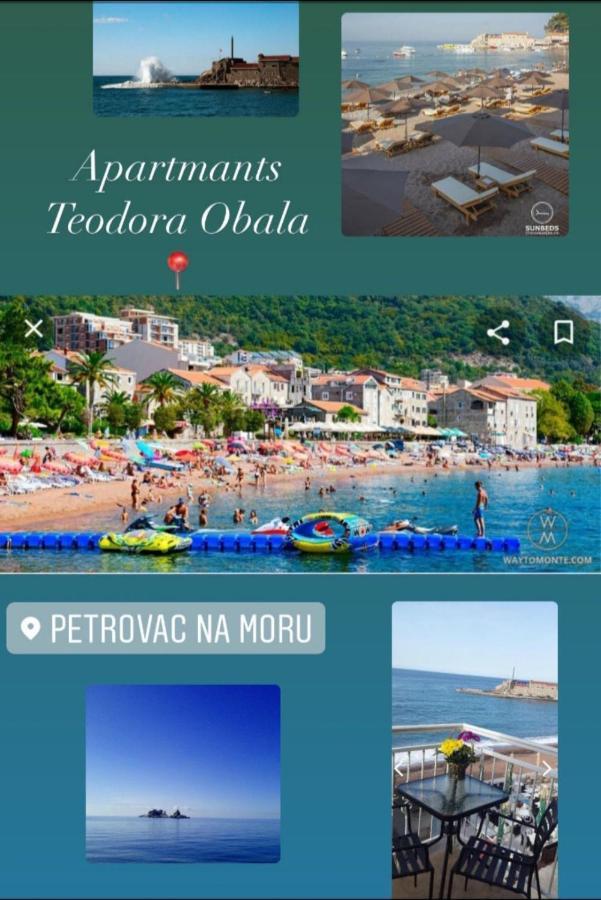 Apartments Teodora Obala Petrovac ภายนอก รูปภาพ